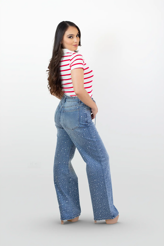 Blusa satinada con cuello halter