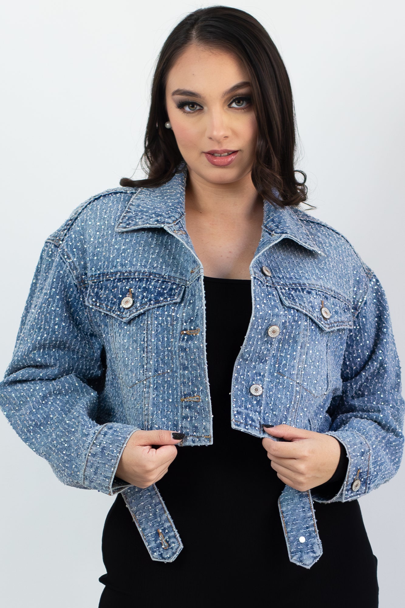 Top sin mangas de satén