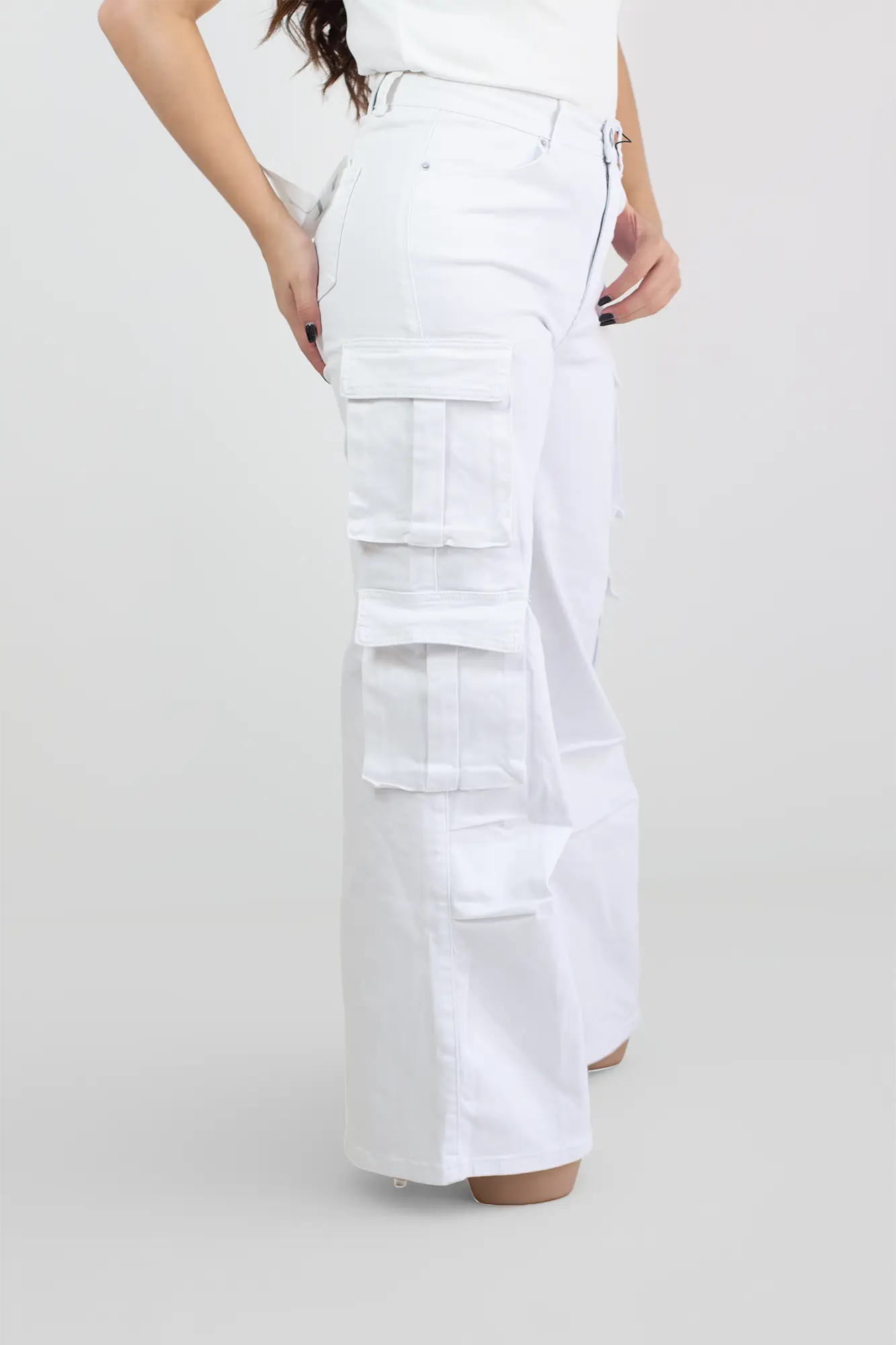 Camisa clásica con puños anchos