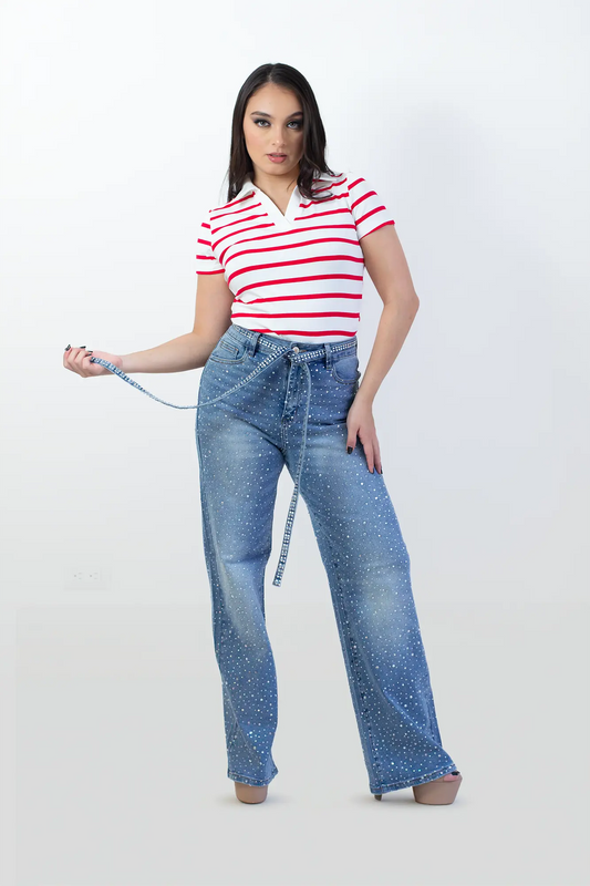 Blusa satinada con cuello halter