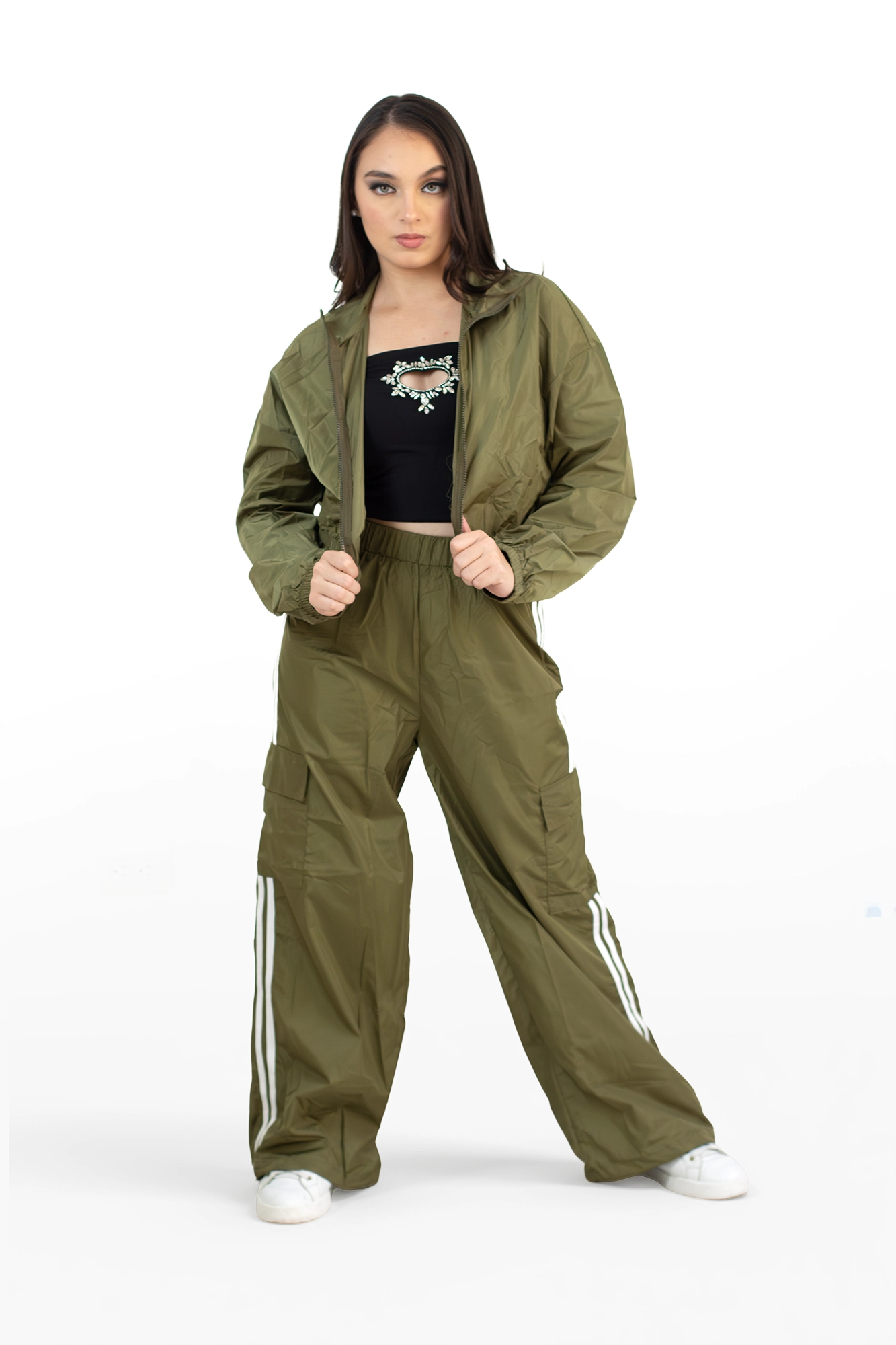 Blusa romántica con escote cuadrado