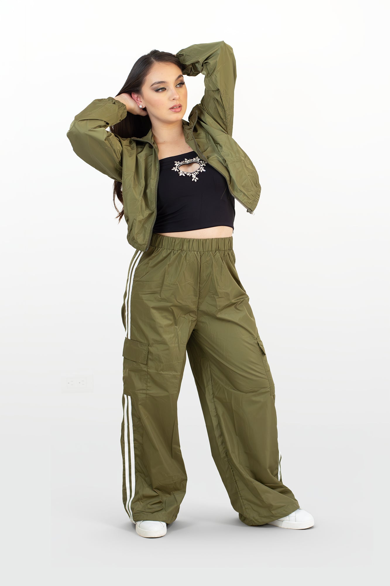 Blusa romántica con escote cuadrado