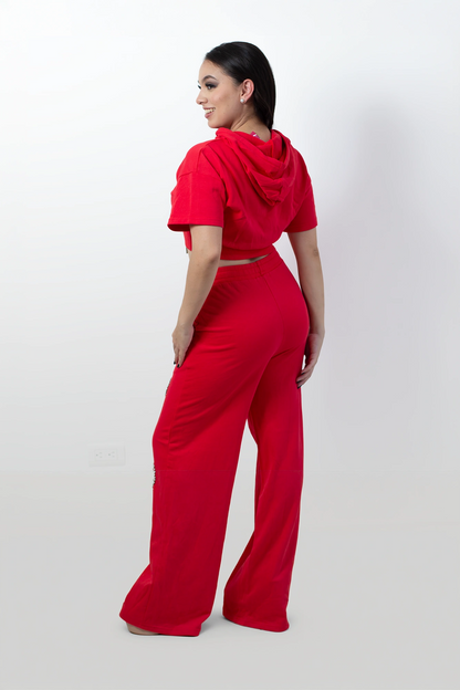 Top de encaje con espalda abierta