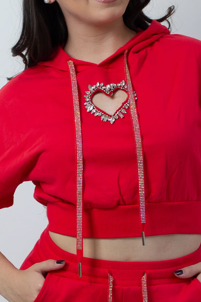 Top de encaje con espalda abierta