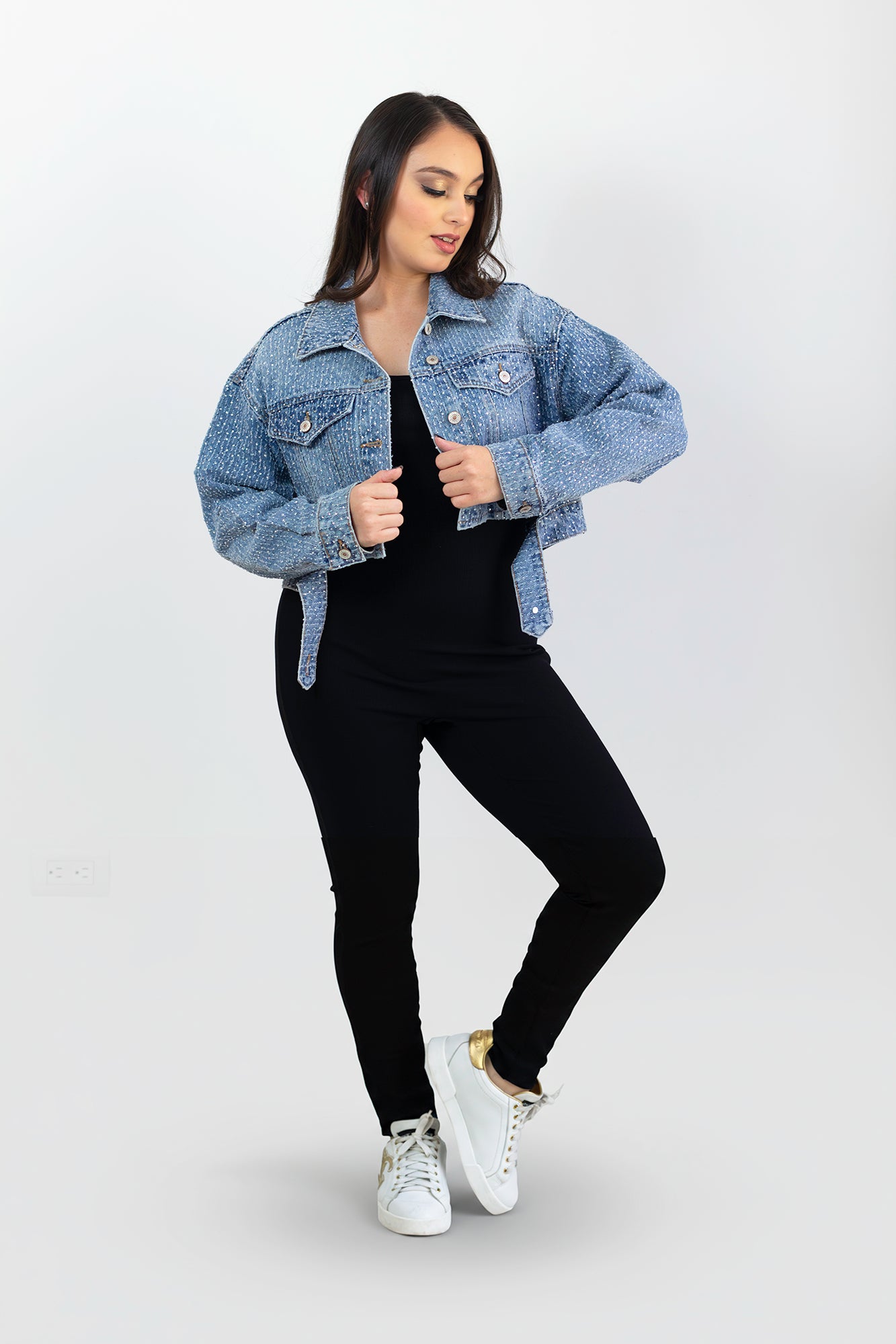 Top sin mangas de satén