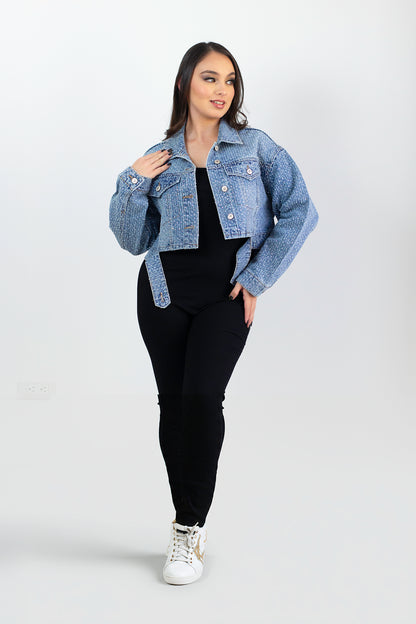 Top sin mangas de satén